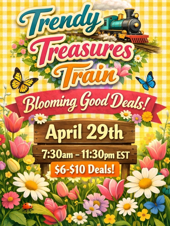 Other - LIVE TODAY 4/29/2026 - Trendy Treasures Train Random Express